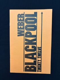 Michael Weber Blackpool 2012 NOTES